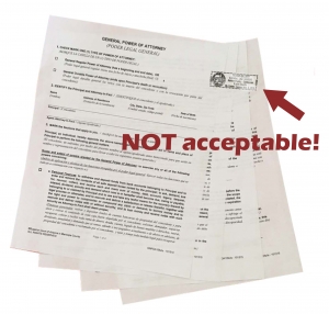 Apostille tips - no rolling stamps by this marin apostille service